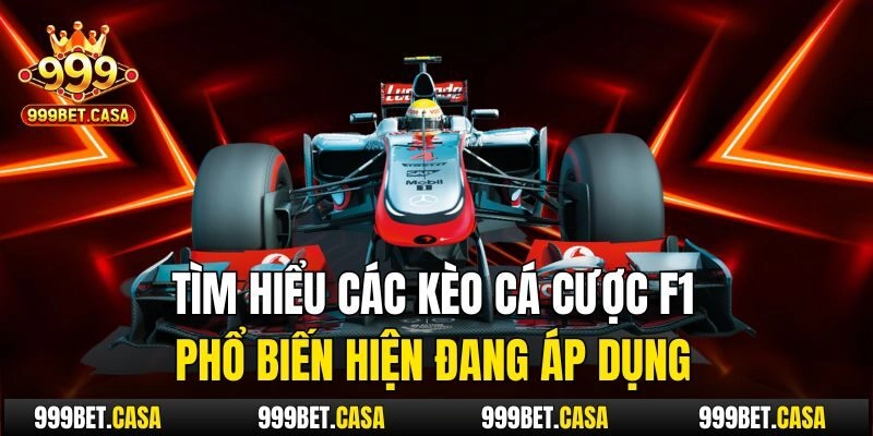 Tìm hiểu các kèo cá cược F1 phổ biến hiện đang áp dụng